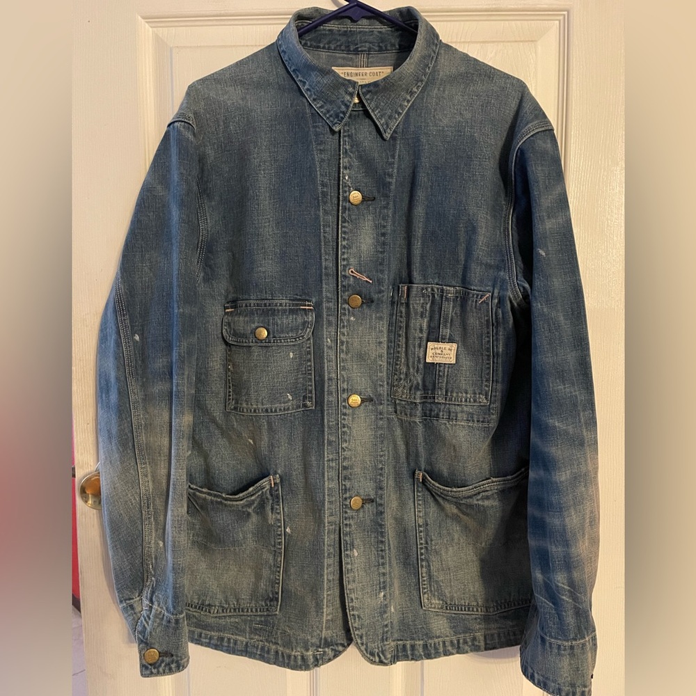 RRL Ralph Lauren engineer coat men’s size large - Picture 2 of 13